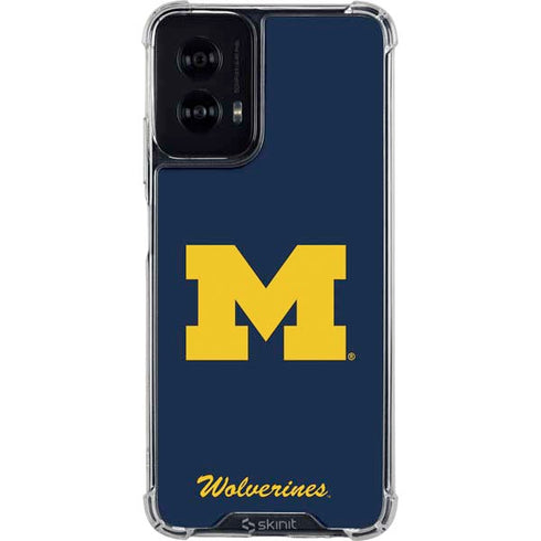 University of Michigan M Logo Bold Moto G Power 5G (2024) Clear Case