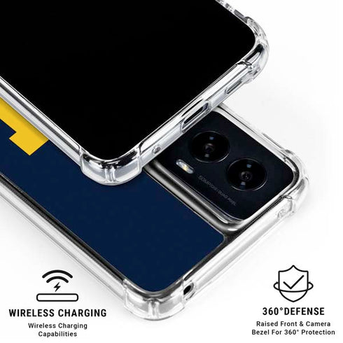 University of Michigan M Logo Bold Moto G Power 5G (2024) Clear Case