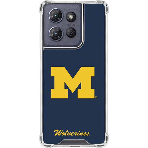 University of Michigan M Logo Bold Moto G Stylus 5G (2025) Clear Case