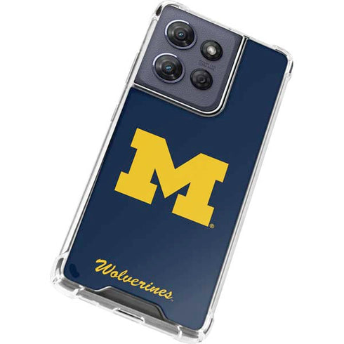 University of Michigan M Logo Bold Moto G Stylus 5G (2025) Clear Case
