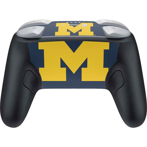 University of Michigan M Logo Bold Nintendo Switch 2 (2025) Pro Controller Skin