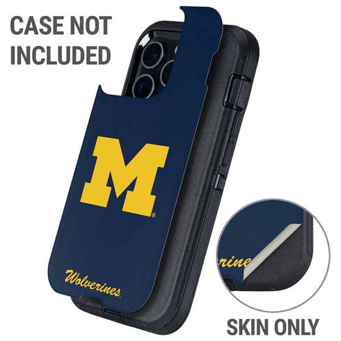 University of Michigan M Logo Bold Otterbox Defender iPhone Skin