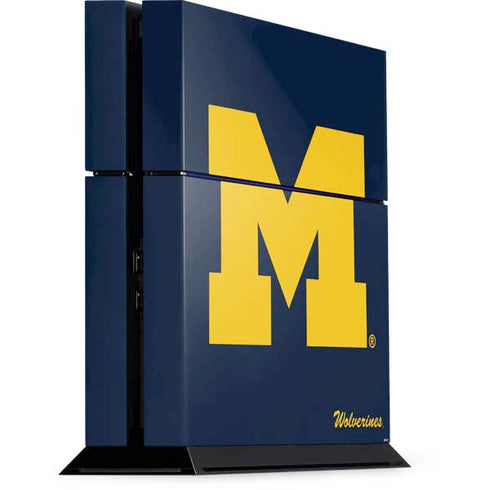 University of Michigan M Logo Bold PlayStation PS4 Skins