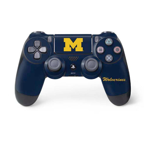 University of Michigan M Logo Bold PlayStation PS4 Skins
