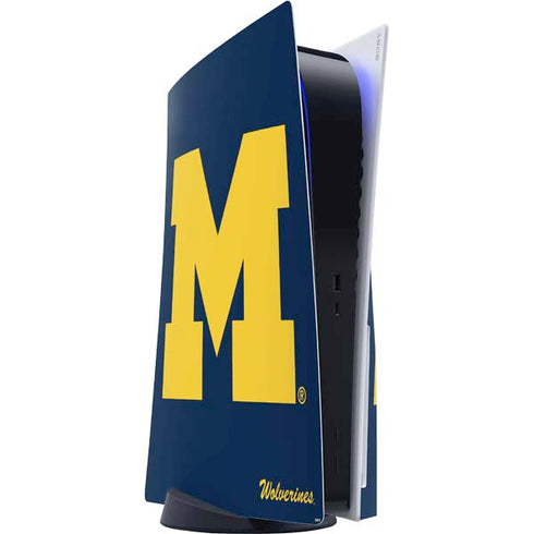 University of Michigan M Logo Bold PlayStation PS5 Skins