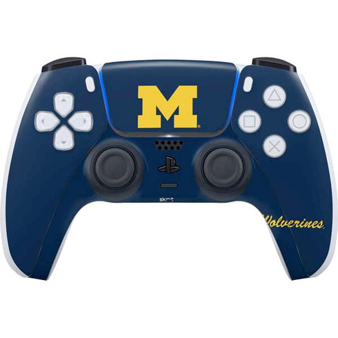 University of Michigan M Logo Bold PlayStation PS5 Skins