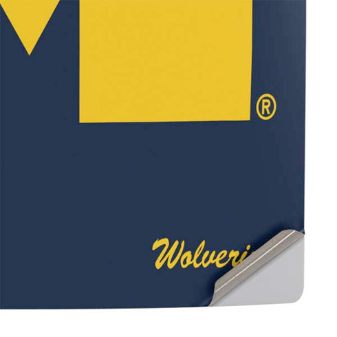 University of Michigan M Logo Bold PS5 Pro Console Skin