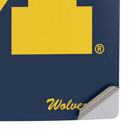 University of Michigan M Logo Bold PS5 Pro Disk Console Skin