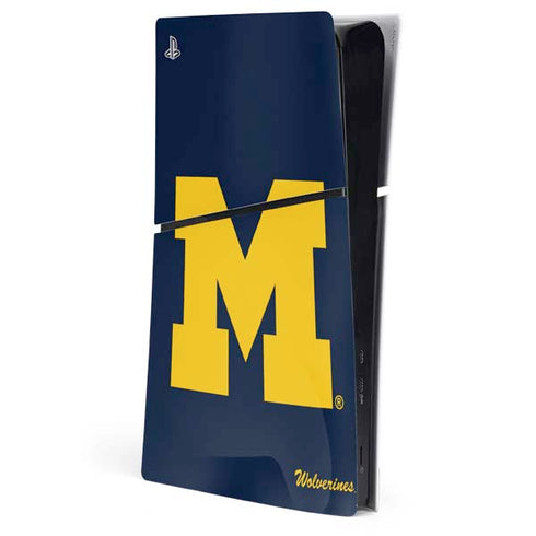 University of Michigan M Logo Bold PlayStation PS5 Skins
