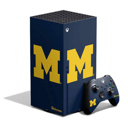 University of Michigan M Logo Bold XBox Series X Digital Edition Bundle Skin