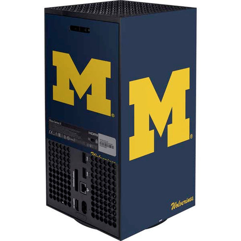 University of Michigan M Logo Bold XBox Series X Digital Edition Bundle Skin