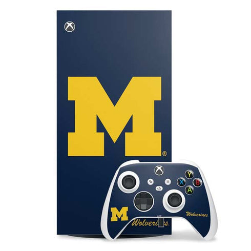 University of Michigan M Logo Bold Xbox Series X Skins