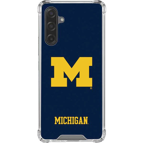 University of Michigan M Logo Galaxy A17 Clear Case