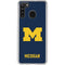 University of Michigan M Logo Galaxy A21 Clear Case