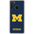University of Michigan M Logo Galaxy A21 Clear Case