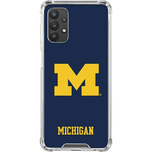 University of Michigan M Logo Galaxy A32 5G Clear Case