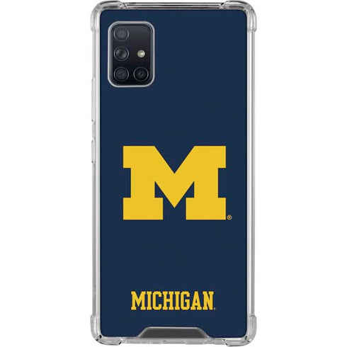 University of Michigan M Logo Galaxy A51 5G Clear Case