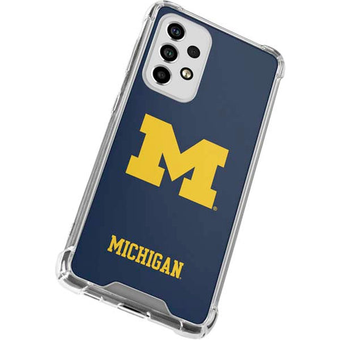 University of Michigan M Logo Galaxy A53 5G Clear Case