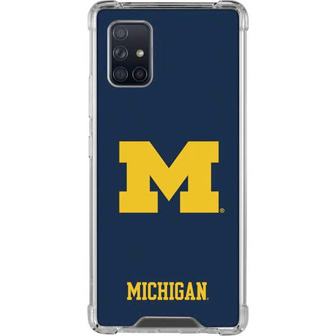 University of Michigan M Logo Galaxy A71 5G Clear Case