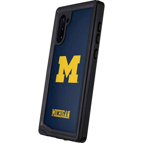 University of Michigan M Logo Galaxy Note 10 Waterproof Case