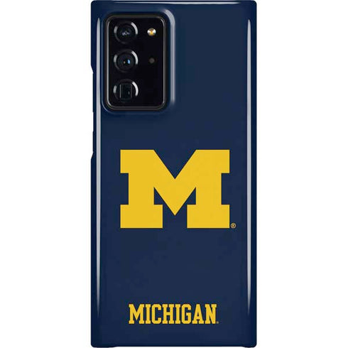 University of Michigan M Logo Galaxy Cases