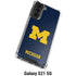 University of Michigan M Logo Galaxy S21 5G Clear Case