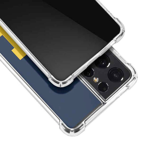 University of Michigan M Logo Galaxy S21 Ultra 5G Clear Case