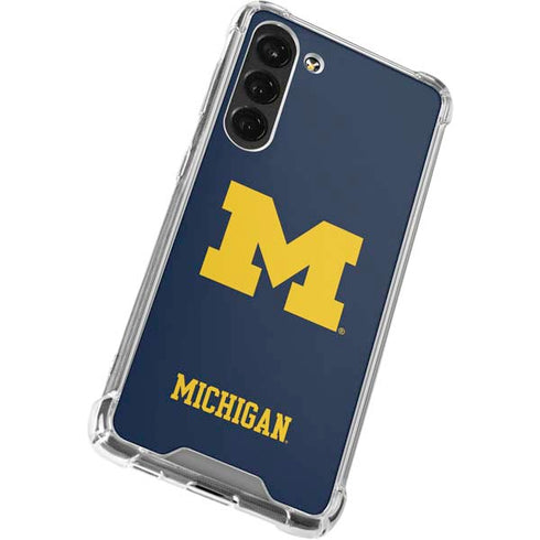 University of Michigan M Logo Galaxy S23 Plus Clear Case