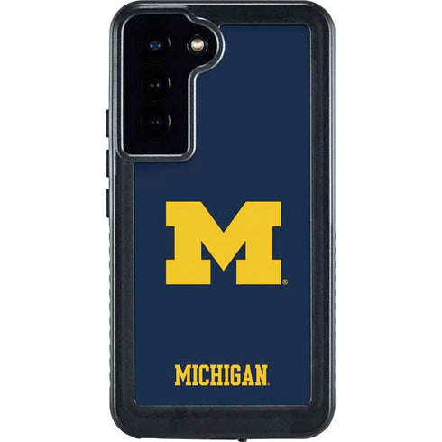 University of Michigan M Logo Galaxy S23 Plus Waterproof Case