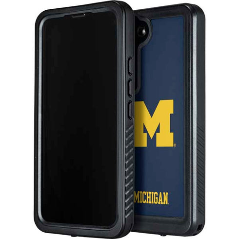 University of Michigan M Logo Galaxy S23 Plus Waterproof Case