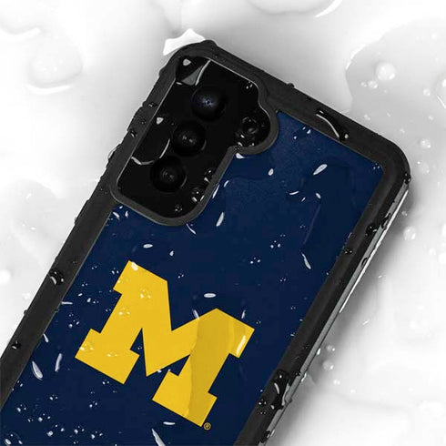 University of Michigan M Logo Galaxy S23 Plus Waterproof Case