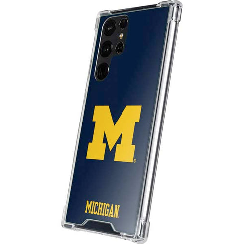 University of Michigan M Logo Galaxy S23 Ultra Clear Case