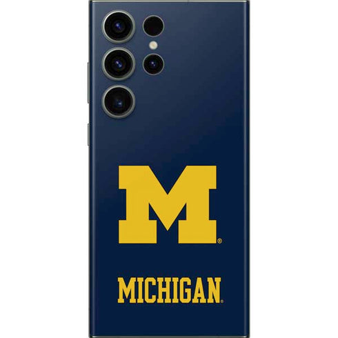 University of Michigan M Logo Galaxy Skins