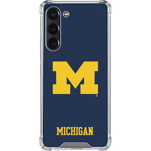 University of Michigan M Logo Galaxy S24 FE Clear Case