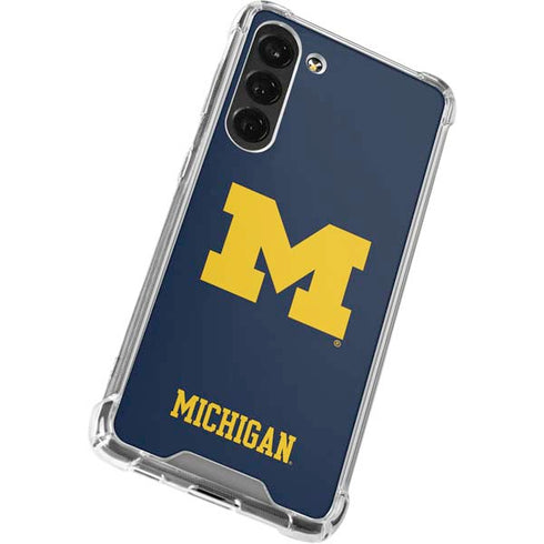 University of Michigan M Logo Galaxy S24 FE Clear Case