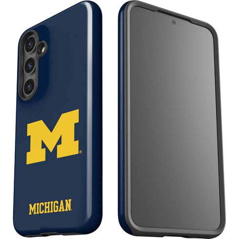 University of Michigan M Logo Galaxy S25 Impact Case