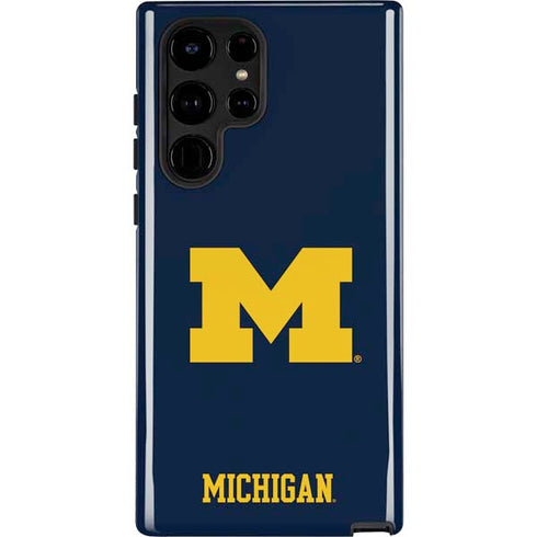 University of Michigan M Logo Galaxy S25 Ultra Impact Case