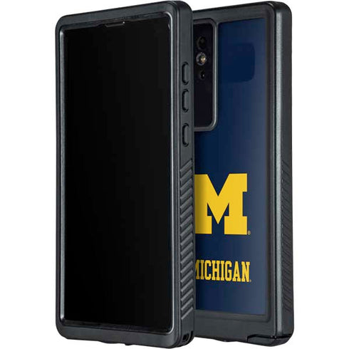 University of Michigan M Logo Galaxy S24 Ultra Waterproof Case