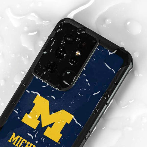 University of Michigan M Logo Galaxy S24 Ultra Waterproof Case