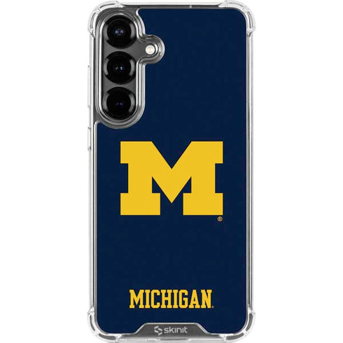 University of Michigan M Logo Galaxy S26 Plus Clear Case