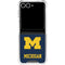 University of Michigan M Logo Galaxy Z Flip7 Clear Case