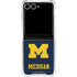 University of Michigan M Logo Galaxy Z Flip7 Clear Case