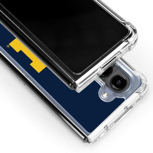 University of Michigan M Logo Galaxy Z Fold5 5G Clear Case