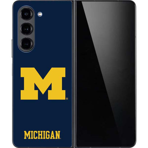 University of Michigan M Logo Galaxy Z Fold5 5G Skin