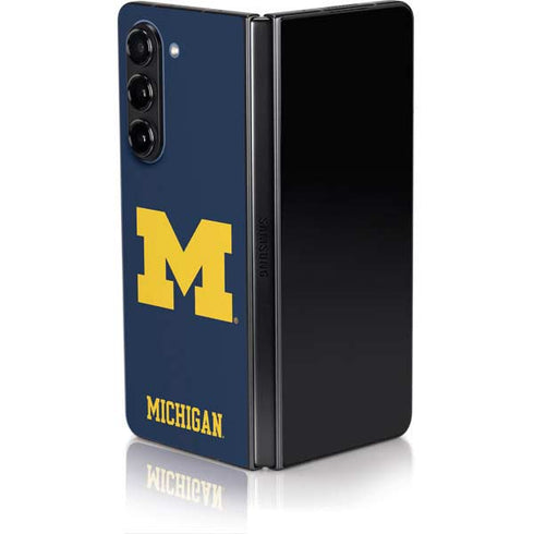 University of Michigan M Logo Galaxy Z Fold5 5G Skin