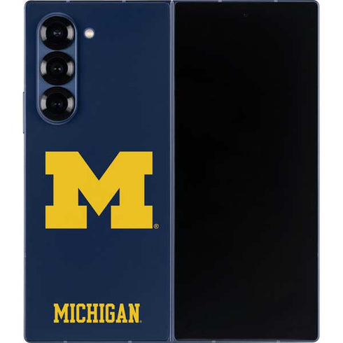 University of Michigan M Logo Galaxy Z Fold6 Skin