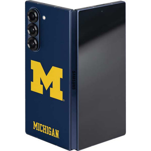 University of Michigan M Logo Galaxy Z Fold6 Skin
