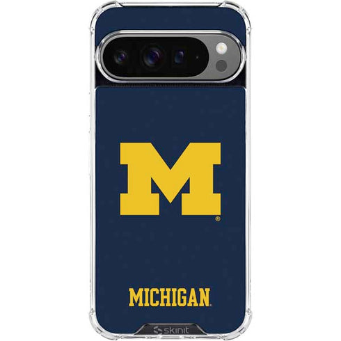 University of Michigan M Logo Google Pixel 10 Pro XL Clear Case