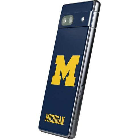 University of Michigan M Logo Google Pixel 7a Skin