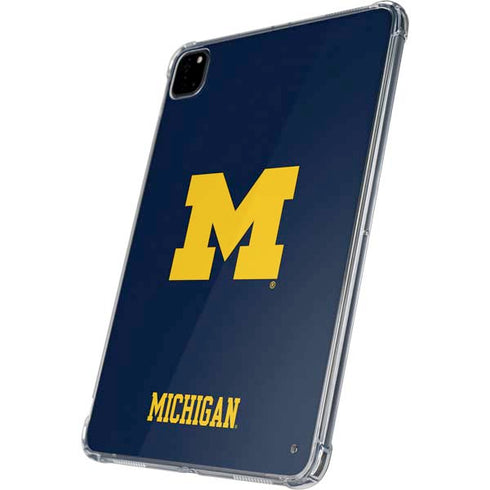 University of Michigan M Logo iPad Pro 11in (2024) Clear Case